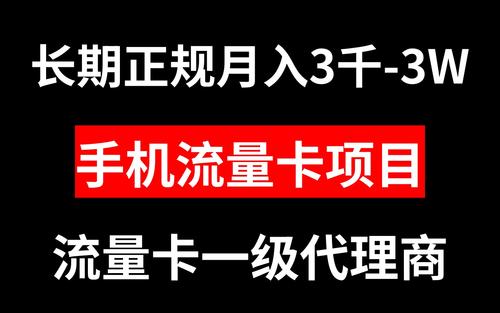 流量卡代理加盟平台（号卡分销系统）