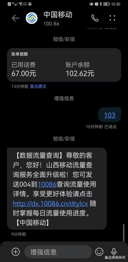 移动卡查流量发什么短信（移动号查流量发送什么短信）  第7张