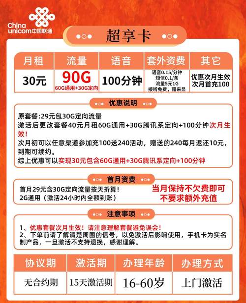 联通推出4g无限流量卡（联通卡无限流量卡）