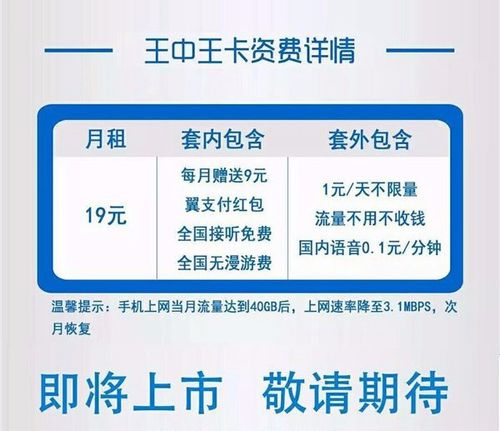 电信流量王中王卡99，电信流量王卡19元套餐介绍