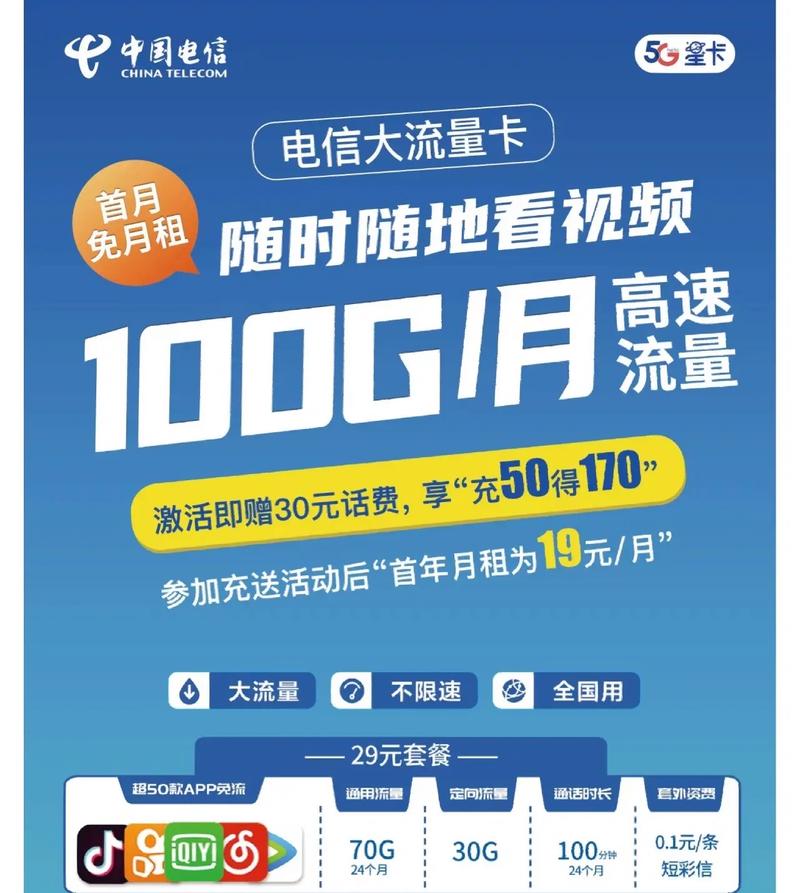 流量卡冲100，流量卡冲100元激活套餐冲了50怎么办